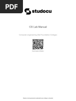 Lab Manual - CS