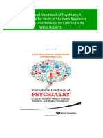 International Handbook of Psychiatry A Concise Guide For Medical Students Residents and Medical Practitioners 1st Edition Laura Weiss Roberts