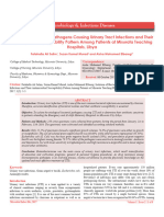 Isolation of Bacterial Pathogens Causing Urinary Tract Infections and Their Antimicrobial Susceptibility Pattern Among Patients at