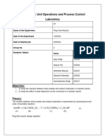 CHE331: Unit Operations and Process Control Laboratory: Objective