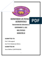 Polystyrene Using The Differential Scanning Calorimetry (DSC)