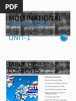 Multinational Enterprise Unit 1 (Autosaved)