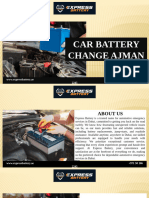 Car Battery Change Ajman