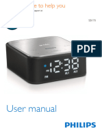 Phillips Clock Radio SB170 User Manual