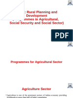 UNIT 1 Programmes in Rural Development (1) PART A