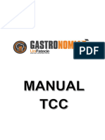 Manual Do TCC - Gastronomia