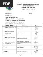 Science 2G - 1ST Mid-Term Revision 2024