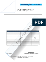 Poly Matic Atf: Informações Técnicas