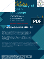 The History of English Language