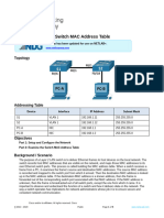 7.3.7 - Lab - View - The - Switch - MAC - Address - Table - STU COMPLETED