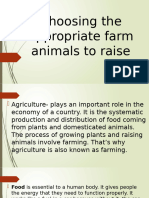 Choosing The Appropriate Farm Animals To Raise