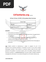 FM SM Section A Financial Management Test 5 CH 5 May 2024 Solution