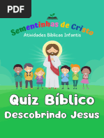 Quiz - Descobrindo Jesus - Sementinhas de Cristo