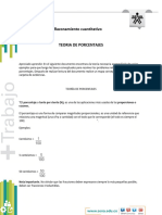 Razonamiento Cuantitativo: Porcentaje Tanto Por Ciento (%), Proporciones o Razones