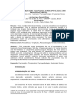 O Uso de Psicodelicos Na Terapeutica de Psicopatologias: Uma Revisão Sistematica