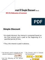 Topic 1 Simple Interest Simple Discount Part 3