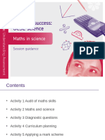 Maths in Science - Session Guidance Presentation v1.1