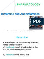 Week11 - Histamine and Antihistaminies