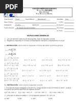 Examen Parcial de Matemáticas 3 Enero 2012 BIS.