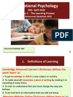 Part 2 Definition o Learning Behaviourism