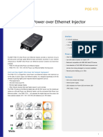 60-Watt Ultra Power Over Ethernet Injector: Interface