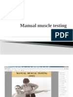 Manual Muscle Testing