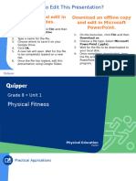 PE 8 Q1 0101 Health-Related Fitness Components and Assessments PS