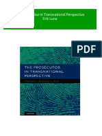 Immediate Download The Prosecutor in Transnational Perspective Erik Luna Ebooks 2024