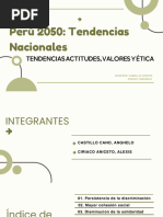 Tendencias Actitudes, Valores y Ética