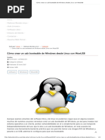 Cómo Crear Un Usb Booteable de Windows Desde Linux Con WoeUSB