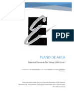 Plano de Aula Essential Elements