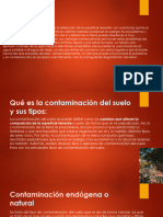 La Contaminación Del Suelo y Sus Concecuencias