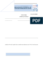 Approvisionnement en Eau Et Sante Des Populations Rurales: Le Cas Dattehou (Agboville-Cote Divoire)