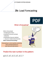 Lecture 2b. Load Forecasting