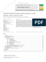 2012 - Extraction of Oil From Microalgae For Biodiesel Production - A Review