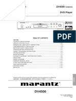 Marantz DV4500 DVD Player