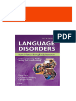 Language Disorders From Infancy Through Adolescence E Book: Listening, Speaking, Reading, Writing, and Communicating 5th Edition, (Ebook PDF