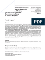 Examining The Relationship Between Turnover Intention of Nurses With Job Satisfaction, Affective, Occupational, and Group Commitments - Study in Private Hospitals Dasgupta2016