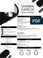 Black Modern Corporate Resume