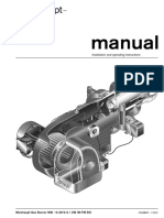 Manual: Installation and Operating Instructions