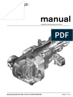 Manual: Installation and Operating Instructions