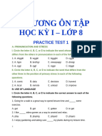 Đề Cương Ôn Tập HK I - Lớp 8