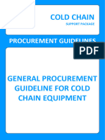 General Procurement Guidelines Cold Chain