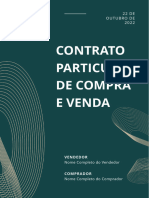 CONTRATO PARTICULAR DE COMPRA E VENDA - Pacote Visual Law - Direito Fácil - Paleta Azul Petróleo