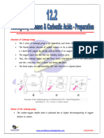 12.2 Aldehydes, Ketones and Carboxlic Acids - Preparation