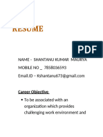 Rashmi Resume