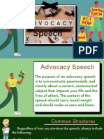 Advocacy Speech