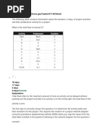 PMP Test 2 (All Kind)