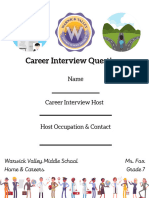 Career Interview Question Packet