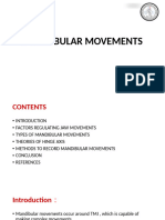 Mandibular Movements